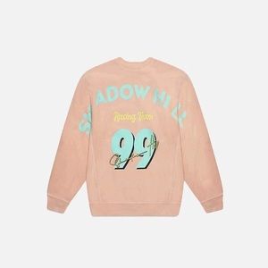 Shadow Hill racing crewneck in peach